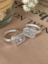 Cercei din argint Layla (Silver/Gold)